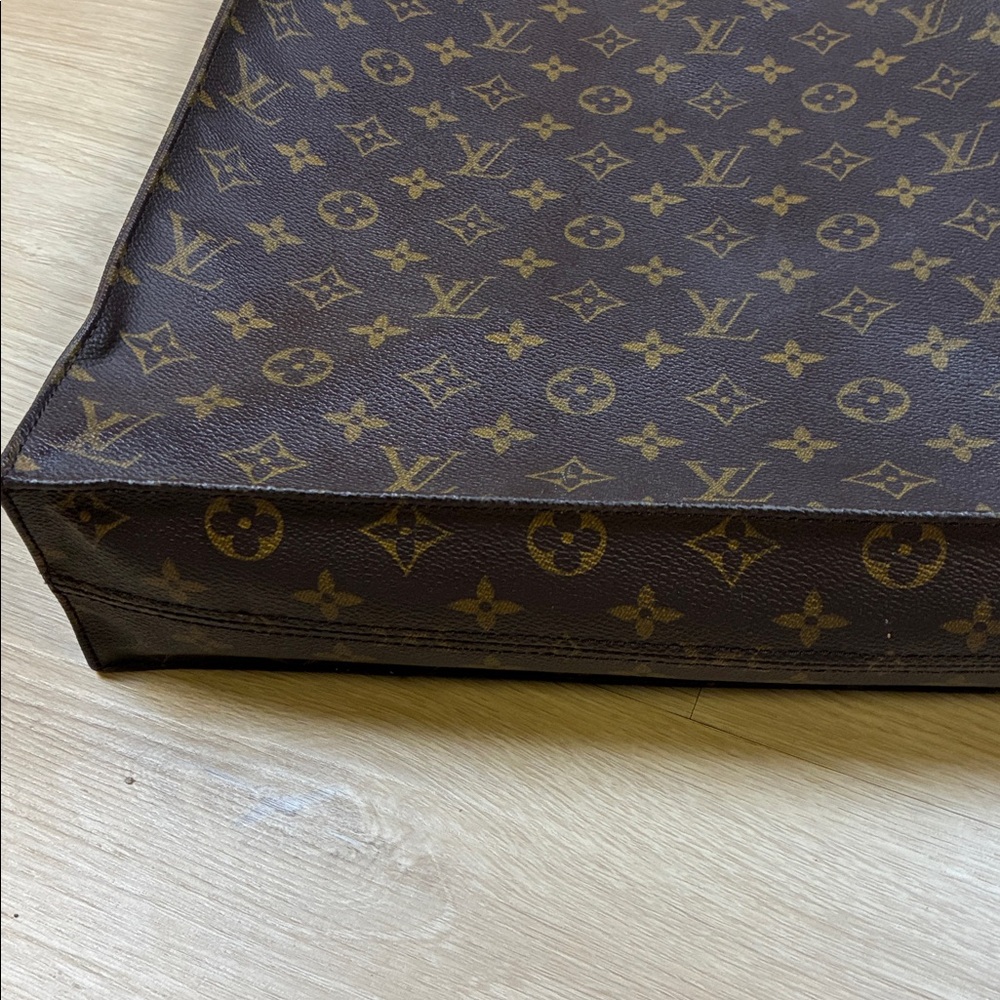 Louis Vuitton Brown Sac Plat Monogram Shopper Tote - Picture 11 of 17